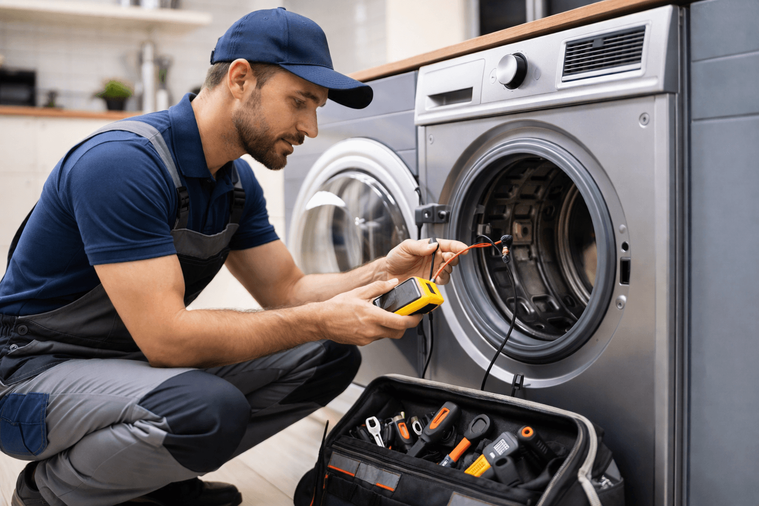 Appliance care in a Sacramento-area kitchen and laundry room